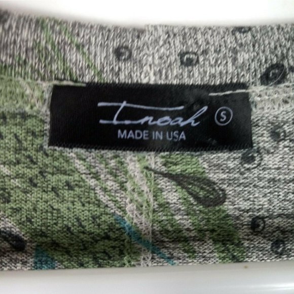 Inoah Midi Shift Dress Wearable Art Made USA - Picture 3 of 7